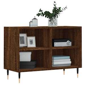 TV skříňka hnědý dub 69,5 x 30 x 50 cm kompozitní dřevo - obrázek 3