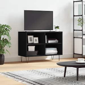 TV skříňka černá 69,5 x 30 x 50 cm kompozitní dřevo - obrázek 1