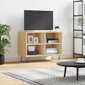 TV skříňka dub sonoma 69,5 x 30 x 50 cm kompozitní dřevo - obrázek 1