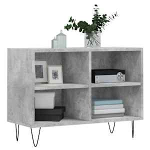 TV skříňka betonově šedá 69,5 x 30 x 50 cm kompozitní dřevo - obrázek 3