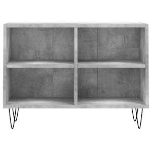 TV skříňka betonově šedá 69,5 x 30 x 50 cm kompozitní dřevo - obrázek 4