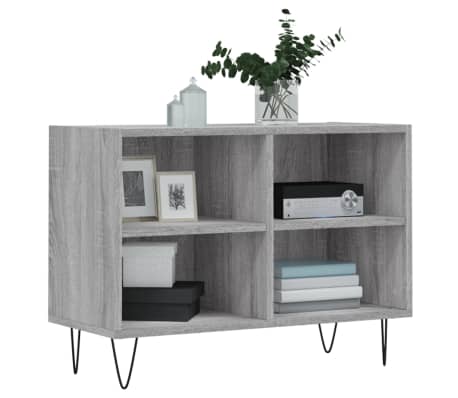 vidaXL TV-taso harmaa Sonoma 69,5x30x50 cm tekninen puu