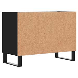 TV skříňka černá 69,5 x 30 x 50 cm kompozitní dřevo - obrázek 6