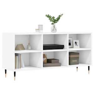 TV skříňka bílá 103,5 x 30 x 50 cm kompozitní dřevo - obrázek 3