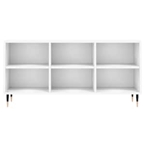 TV skříňka bílá 103,5 x 30 x 50 cm kompozitní dřevo - obrázek 4