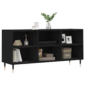 vidaXL TV skř&iacute;ňka čern&aacute; 103,5 x 30 x 50 cm kompozitn&iacute; dřevo