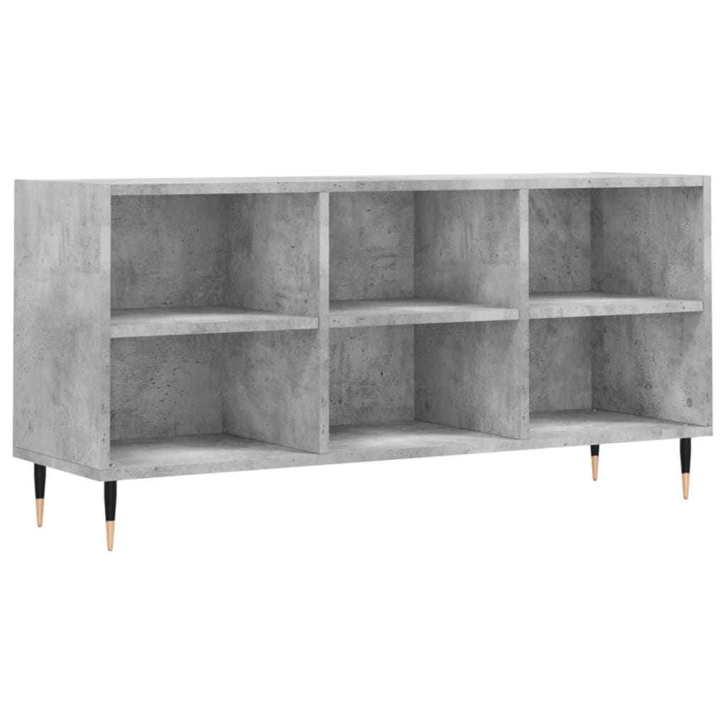 vidaXL TV omarica betonsko siva 103,5x30x50 cm inženirski les-image-8720845906351