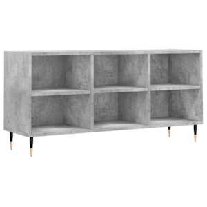 TV skříňka betonově šedá 103,5 x 30 x 50 cm kompozitní dřevo - obrázek 2