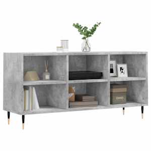 TV skříňka betonově šedá 103,5 x 30 x 50 cm kompozitní dřevo - obrázek 3