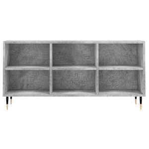 TV skříňka betonově šedá 103,5 x 30 x 50 cm kompozitní dřevo - obrázek 4