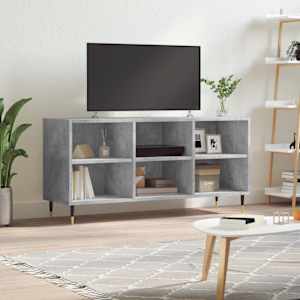 TV skříňka betonově šedá 103,5 x 30 x 50 cm kompozitní dřevo - obrázek 1