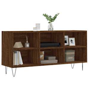 vidaXL Έπιπλο Τηλεόρασης Καφέ Δρυς 103,5 x 30 x 50 εκ. Επεξεργ. Ξύλο