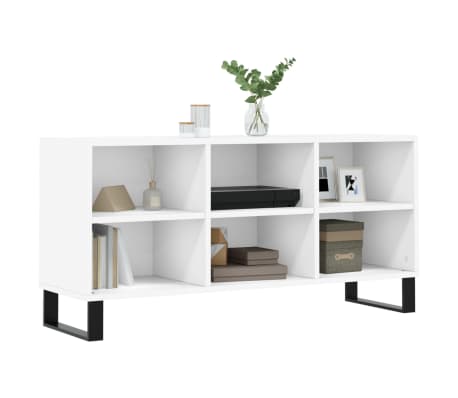 vidaXL TV-Schrank Weiß 103,5x30x50 cm Holzwerkstoff