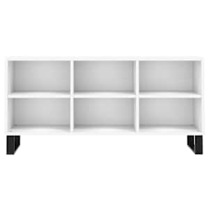 TV skříňka bílá 103,5 x 30 x 50 cm kompozitní dřevo - obrázek 4