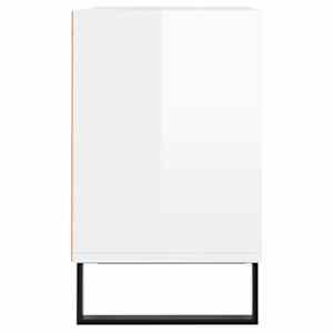 TV skříňka bílá vysoký lesk 103,5 x 30 x 50 cm kompozitní dřevo - obrázek 5