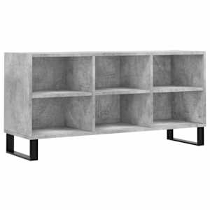 TV skříňka betonově šedá 103,5 x 30 x 50 cm kompozitní dřevo - obrázek 2