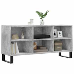 TV skříňka betonově šedá 103,5 x 30 x 50 cm kompozitní dřevo - obrázek 3
