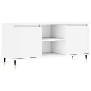 TV skříňka bílá 104 x 35 x 50 cm kompozitní dřevo - obrázek 2