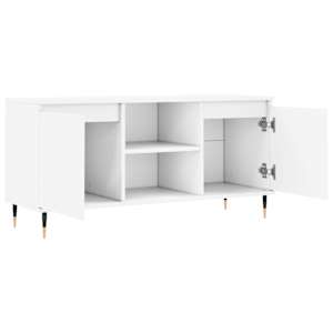 TV skříňka bílá 104 x 35 x 50 cm kompozitní dřevo - obrázek 6