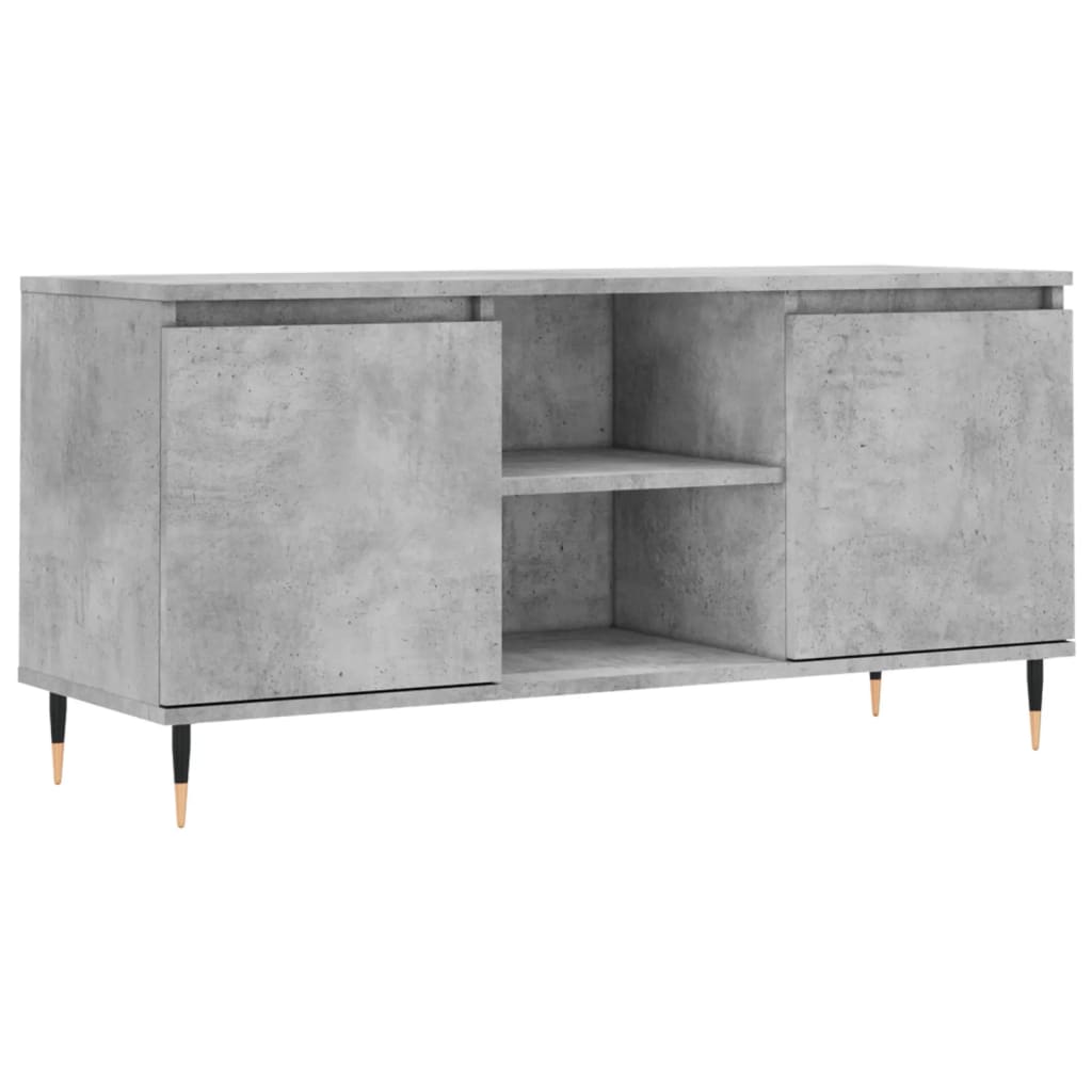 vidaXL TV skříňka betonově šedá 104 x 35 x 50 cm kompozitní dřevo