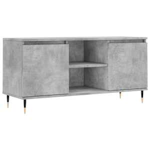 TV skříňka betonově šedá 104 x 35 x 50 cm kompozitní dřevo - obrázek 2