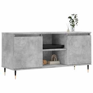 TV skříňka betonově šedá 104 x 35 x 50 cm kompozitní dřevo - obrázek 3