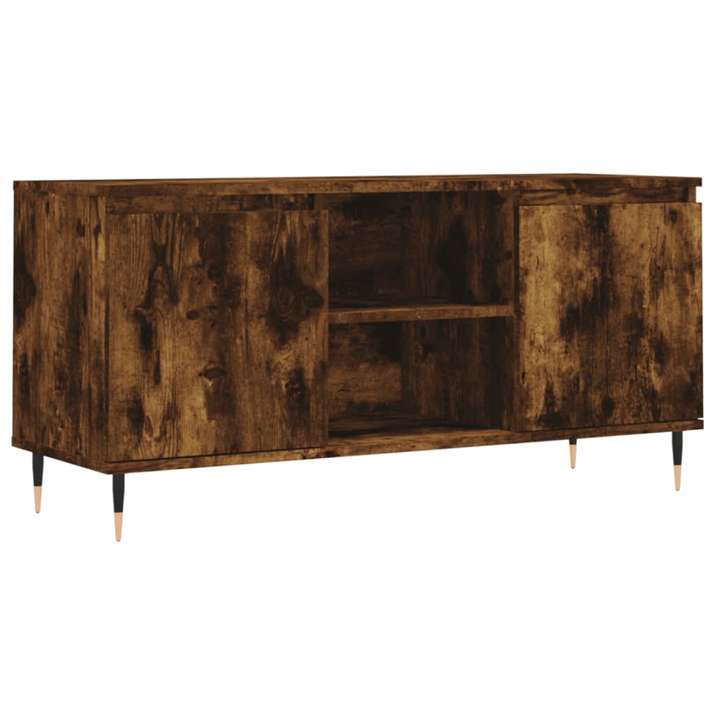 vidaXL TV skříňka kouřový dub 104 x 35 x 50 cm kompozitní dřevo