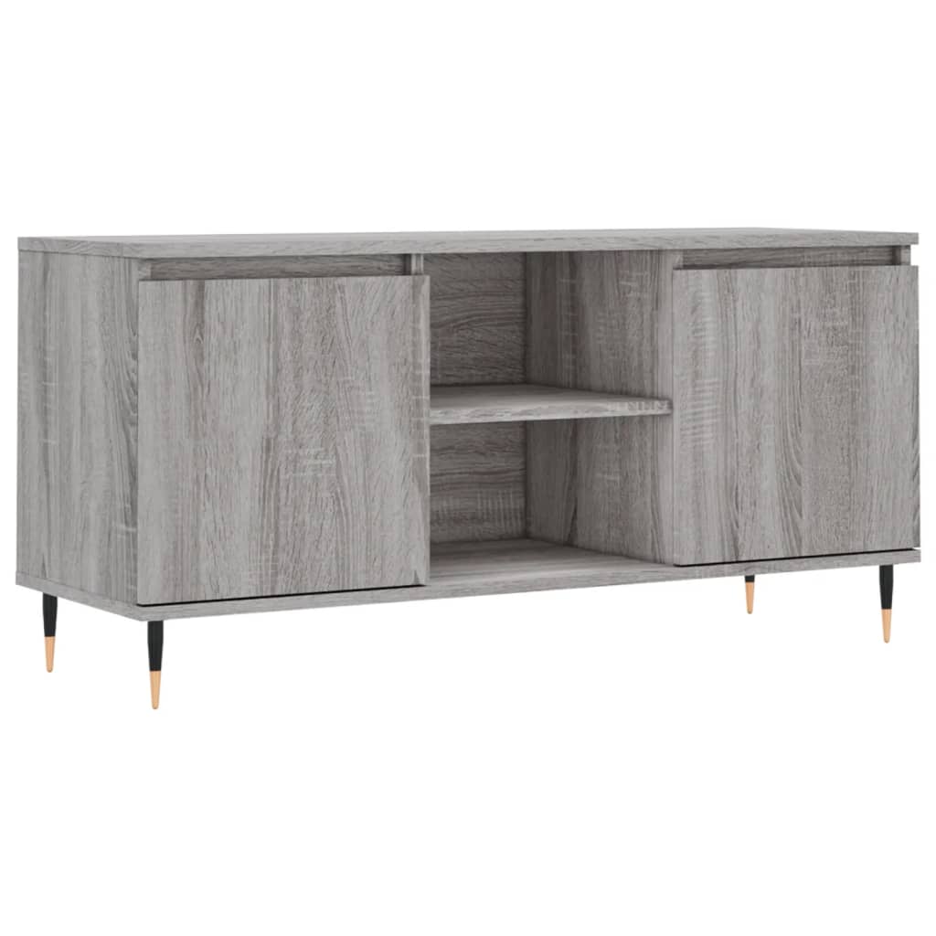 vidaXL TV skříňka šedá sonoma 104 x 35 x 50 cm kompozitní dřevo