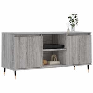 TV skříňka šedá sonoma 104 x 35 x 50 cm kompozitní dřevo - obrázek 3