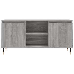 TV skříňka šedá sonoma 104 x 35 x 50 cm kompozitní dřevo - obrázek 5