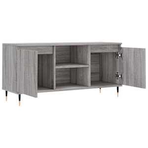 TV skříňka šedá sonoma 104 x 35 x 50 cm kompozitní dřevo - obrázek 6
