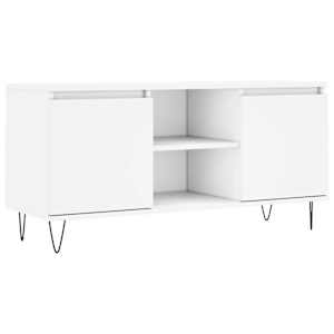 TV skříňka bílá 104 x 35 x 50 cm kompozitní dřevo - obrázek 2