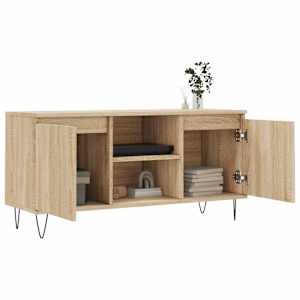 TV skříňka dub sonoma 104 x 35 x 50 cm kompozitní dřevo - obrázek 4