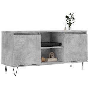 TV skříňka betonově šedá 104 x 35 x 50 cm kompozitní dřevo - obrázek 3