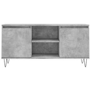 TV skříňka betonově šedá 104 x 35 x 50 cm kompozitní dřevo - obrázek 5