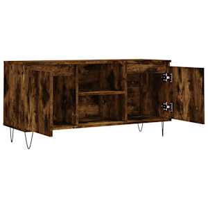 TV skříňka kouřový dub 104 x 35 x 50 cm kompozitní dřevo - obrázek 6