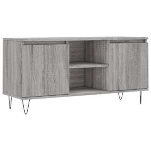 TV skříňka šedá sonoma 104 x 35 x 50 cm kompozitní dřevo - obrázek 2