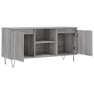 TV skříňka šedá sonoma 104 x 35 x 50 cm kompozitní dřevo - obrázek 6