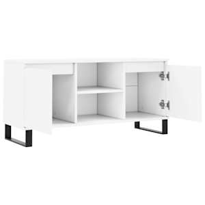 TV skříňka bílá 104 x 35 x 50 cm kompozitní dřevo - obrázek 6
