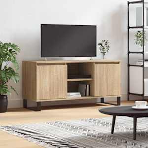 TV omarica sonoma hrast 104x35x50 cm inženirski les