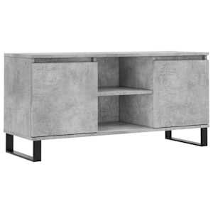 TV skříňka betonově šedá 104 x 35 x 50 cm kompozitní dřevo - obrázek 2