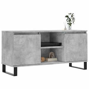 TV skříňka betonově šedá 104 x 35 x 50 cm kompozitní dřevo - obrázek 3