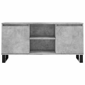 TV skříňka betonově šedá 104 x 35 x 50 cm kompozitní dřevo - obrázek 5