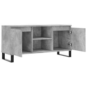 TV skříňka betonově šedá 104 x 35 x 50 cm kompozitní dřevo - obrázek 6
