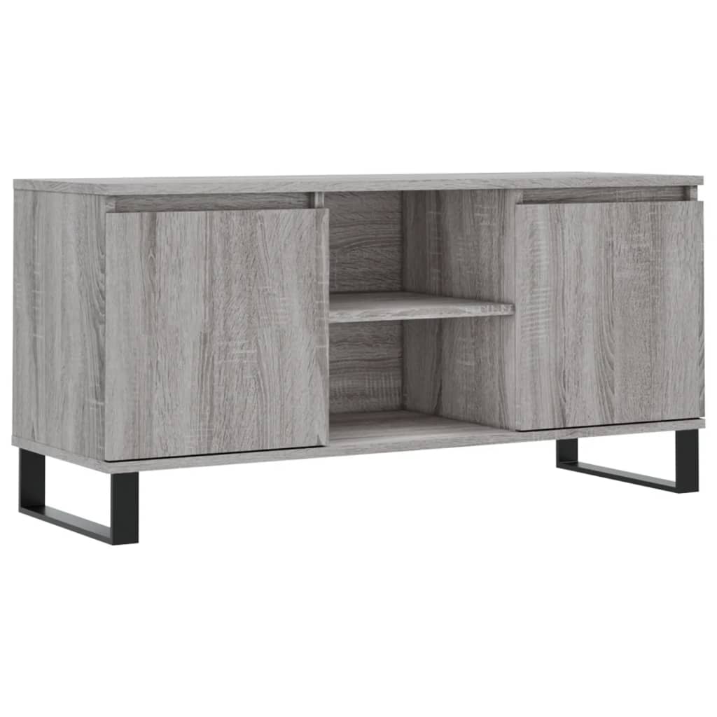 vidaXL TV skříňka šedá sonoma 104 x 35 x 50 cm kompozitní dřevo