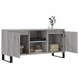 TV skříňka šedá sonoma 104 x 35 x 50 cm kompozitní dřevo - obrázek 4