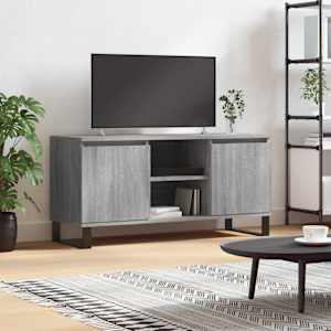 TV skříňka šedá sonoma 104 x 35 x 50 cm kompozitní dřevo - obrázek 1