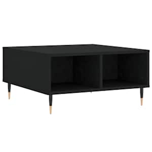 Konferenční stolek černý 60 x 60 x 30 cm kompozitní dřevo - obrázek 2