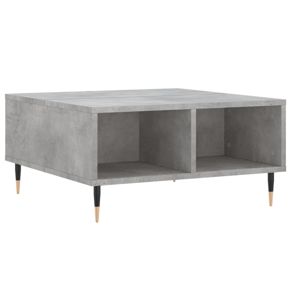 vidaXL Konferenční stolek betonově šedý 60x60x30 cm kompozitní dřevo