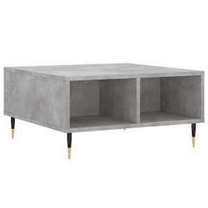 Konferenční stolek betonově šedý 60x60x30 cm kompozitní dřevo - obrázek 2